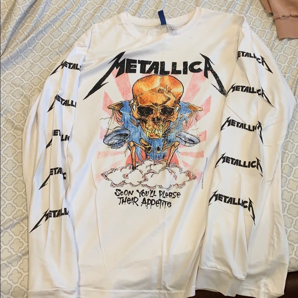 Men’s long sleeve Metallica shirt